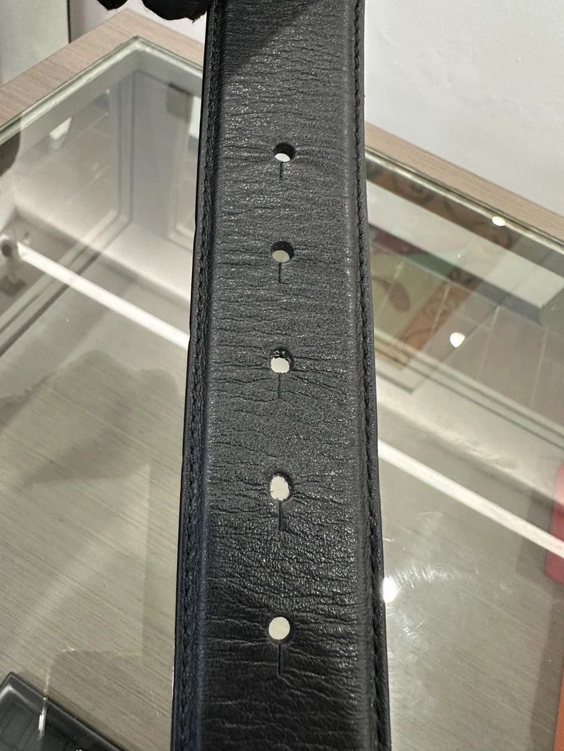 Versace Versace Medusa Logo Black Leather Belt Size ONE SIZE - 8 Thumbnail