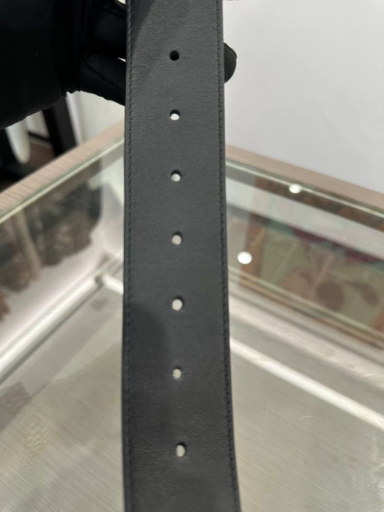 Gucci Gucci Black Gold Double G Logo Belt Size ONE SIZE - 7 Thumbnail