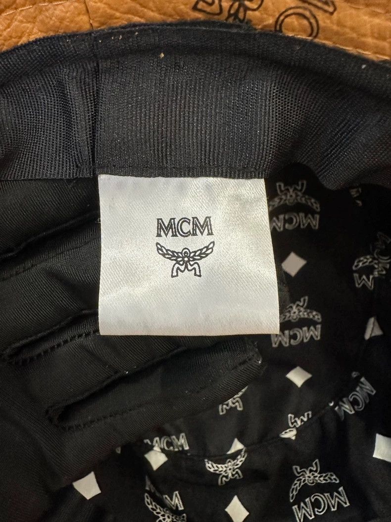 MCM MCM Classic Brown Logo Fisherman Hat Size ONE SIZE - 4 Thumbnail
