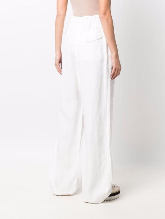 Stella McCartney STELLA MCCARTNEY Women Straight Pants 604507 3STA499001 White Size 26" / US 2 / IT 38 - 4 Thumbnail