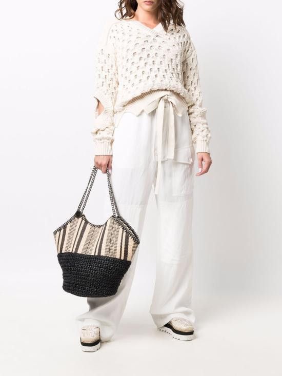 Stella McCartney STELLA MCCARTNEY Women Straight Pants 604507 3STA499001 White Size 26" / US 2 / IT 38 - 7 Thumbnail