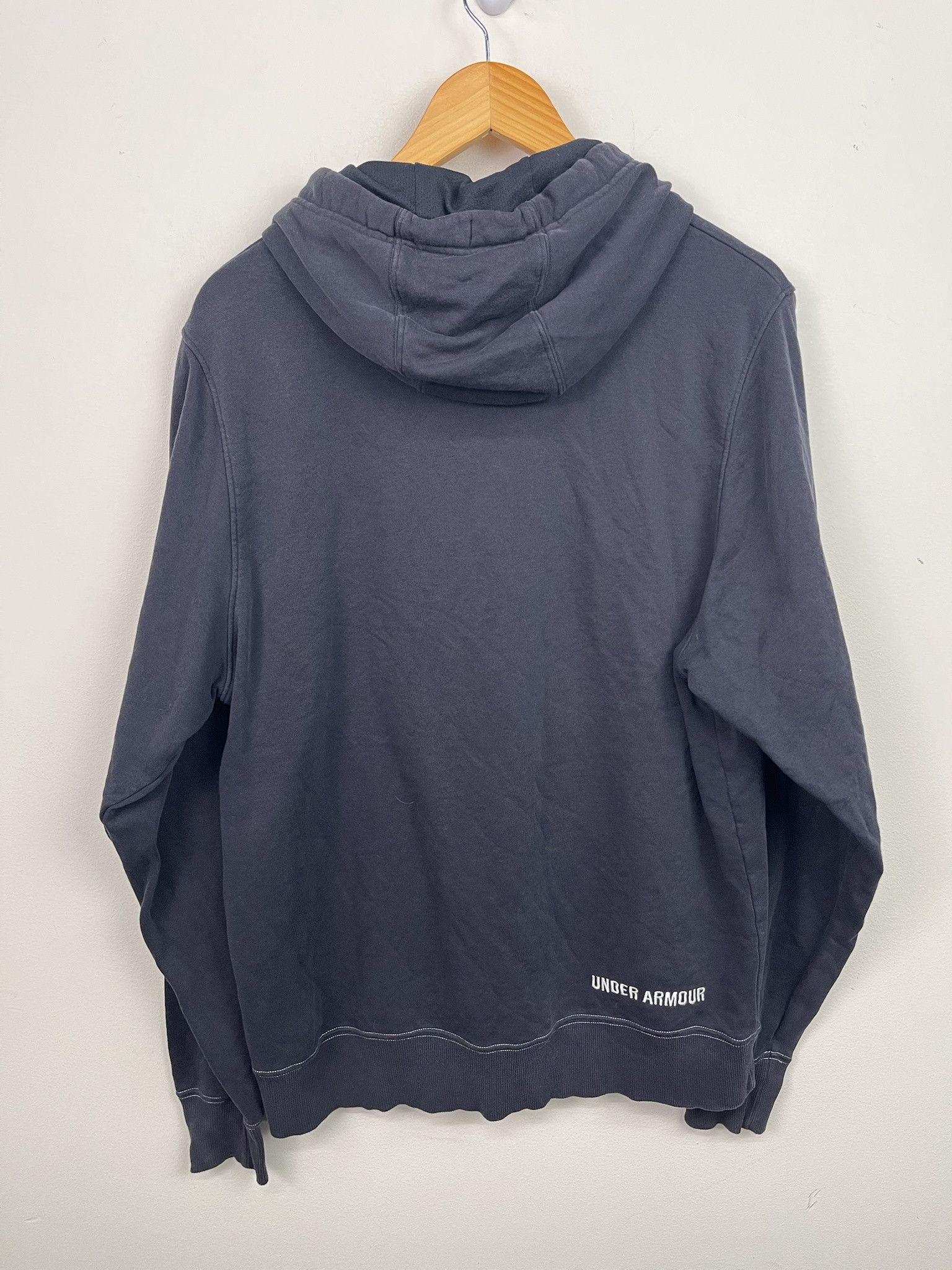 Under Armour × Vintage Vintage 90s Under Armour Hoodie Size L Size US L / EU 52-54 / 3 - 3 Thumbnail