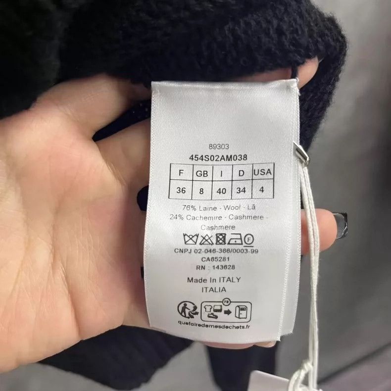 Dior Black Hooded Sweater with Star Print Size M / US 6-8 / IT 42-44 - 4 Thumbnail