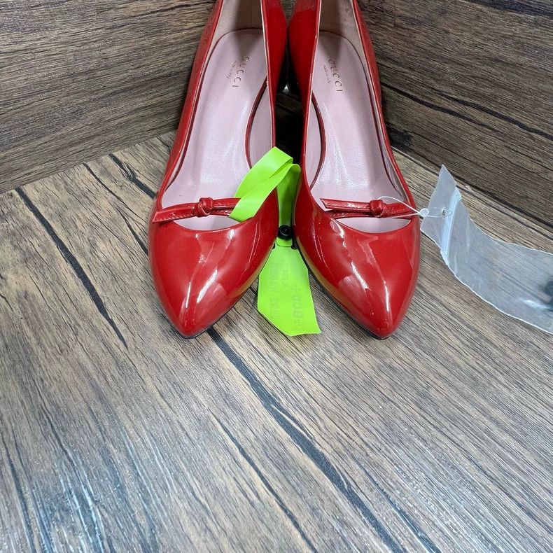 Gucci Gucci Red Glossy High Heels Size 36 Size US 6 / IT 36 - 4 Thumbnail