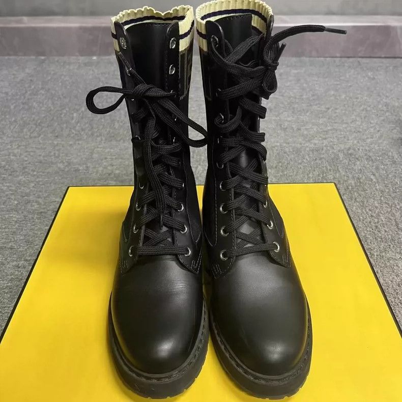 Fendi Fendi Black Comfortable Martin Boots Size US 6 / IT 36 - 2 Thumbnail
