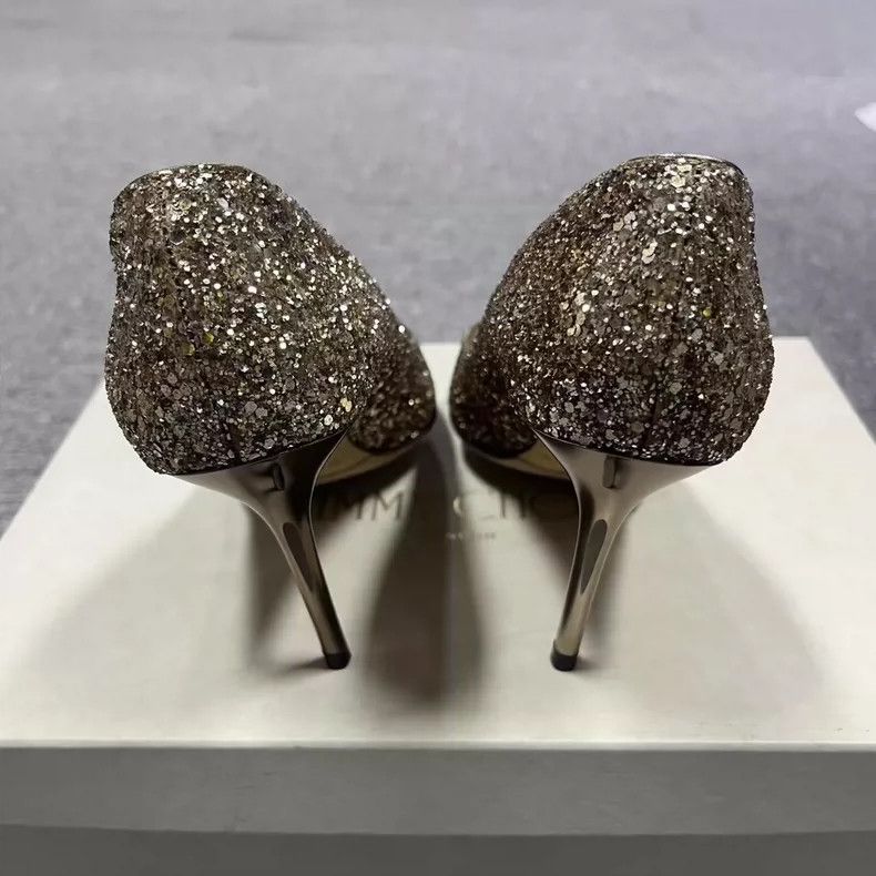 Jimmy Choo Jimmy Choo Gold High Heels Size 36 Size US 6 / IT 36 - 4 Thumbnail