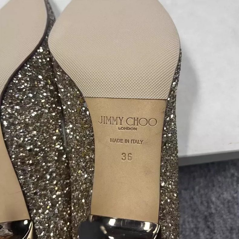 Jimmy Choo Jimmy Choo Gold High Heels Size 36 Size US 6 / IT 36 - 6 Thumbnail