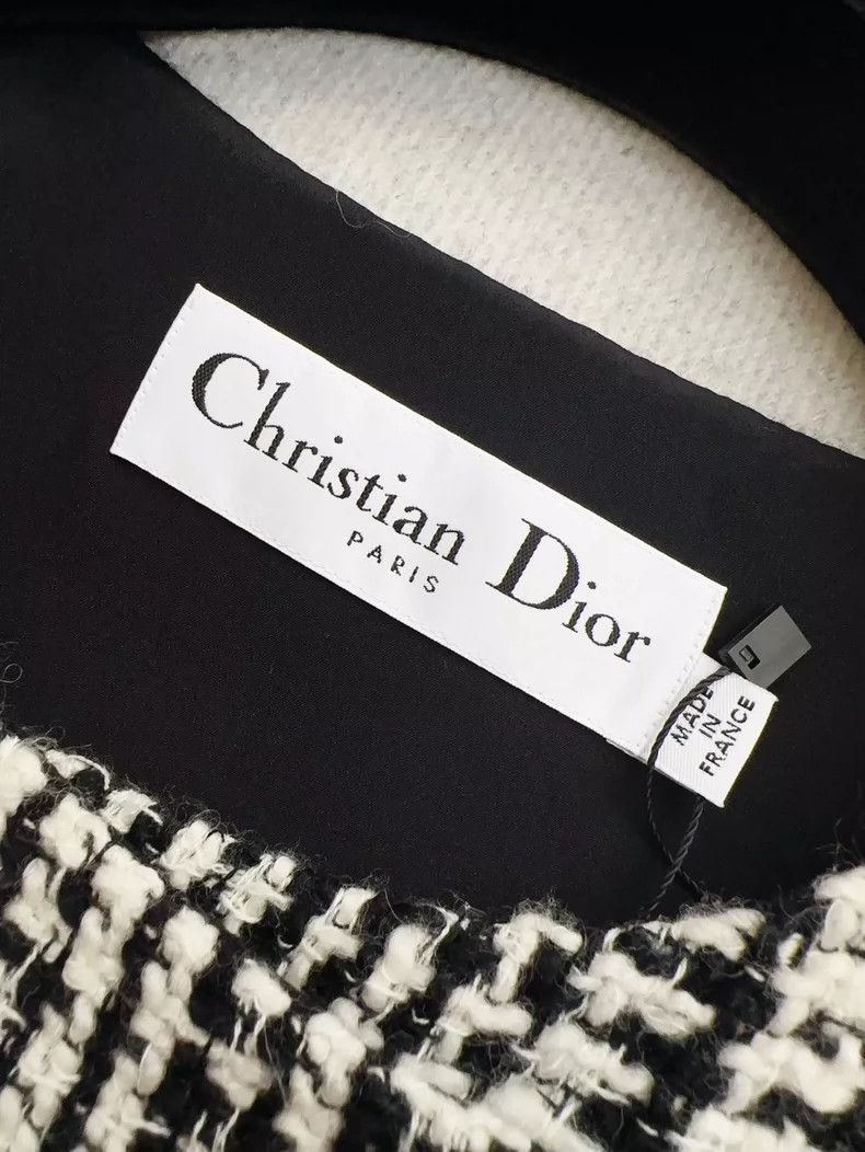 Dior Dior Black and White Plaid Top and Skirt Set Size XS / US 0-2 / IT 36-38 - 5 Thumbnail