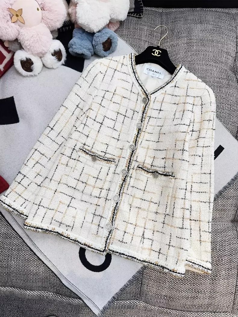 Chanel Chanel Current Voltage Jacket White 36 Size S / US 4 / IT 40 - 3 Thumbnail