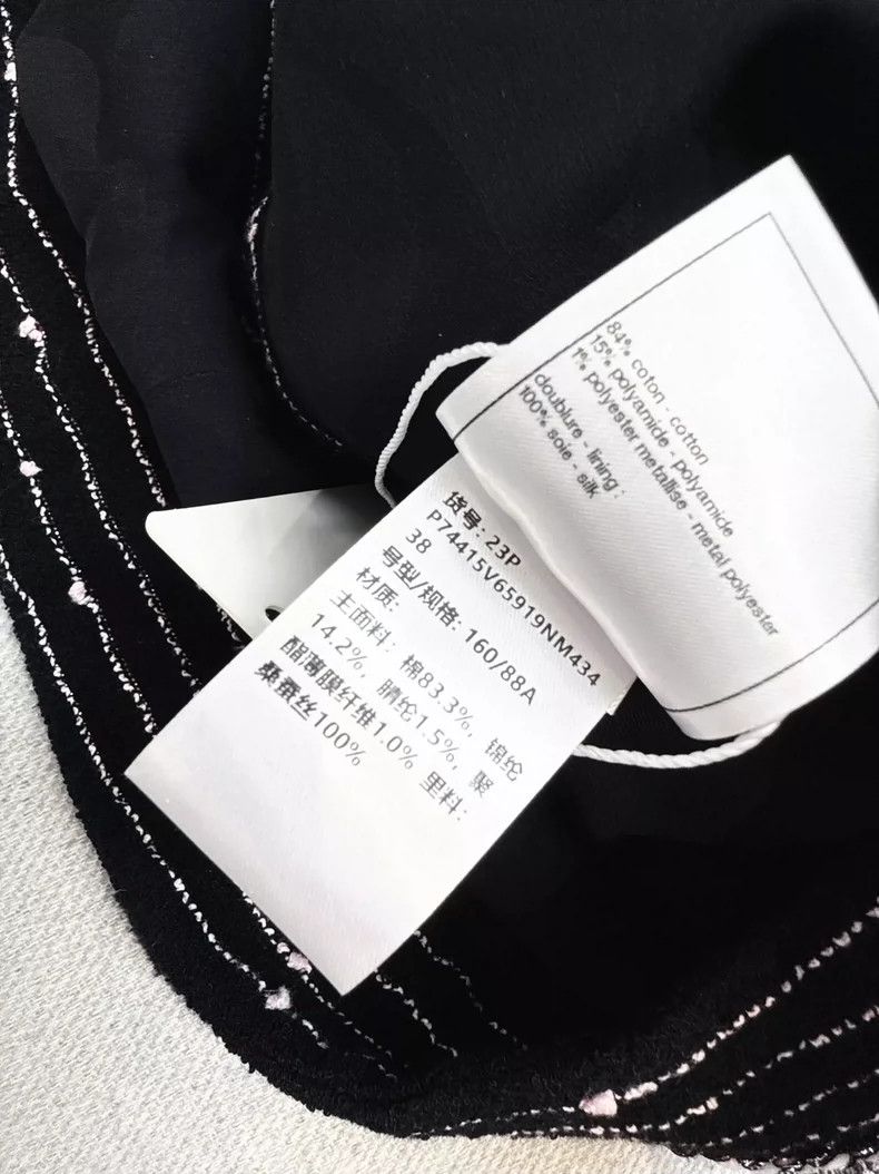 Chanel Chanel Black and Pink Striped Long Coat Size M / US 6-8 / IT 42-44 - 7 Thumbnail