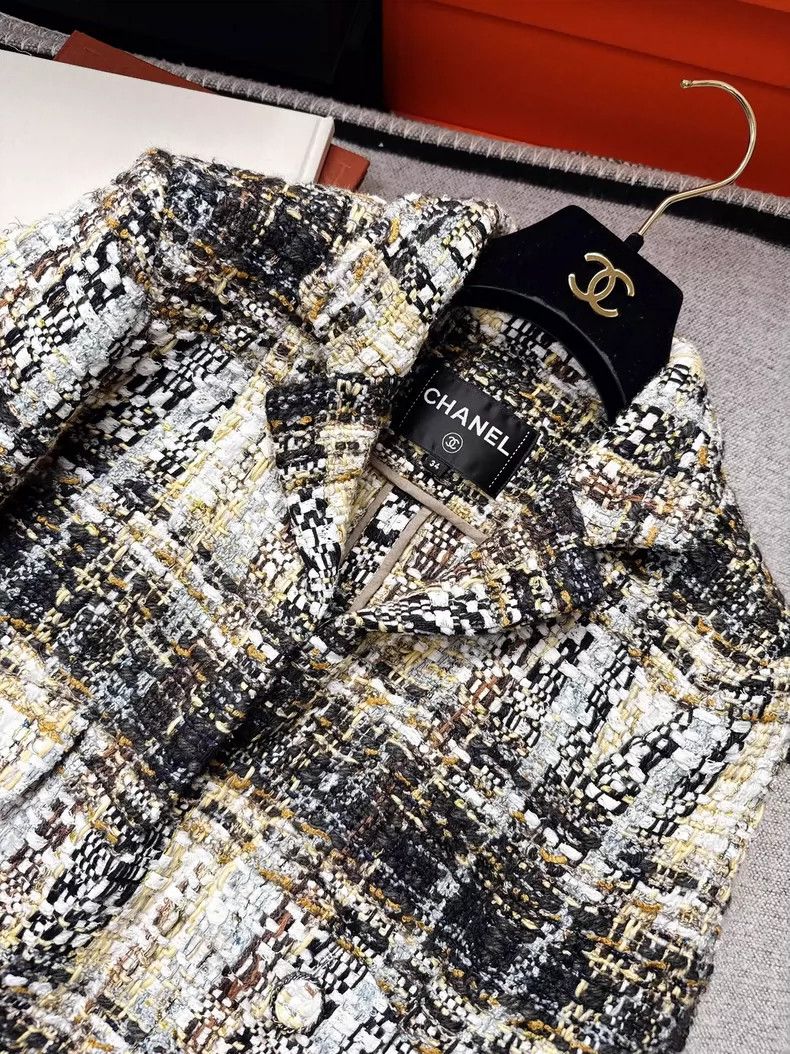 Chanel Chanel Multicolor Plaid Fringed Jacket Size XS / US 0-2 / IT 36-38 - 4 Thumbnail