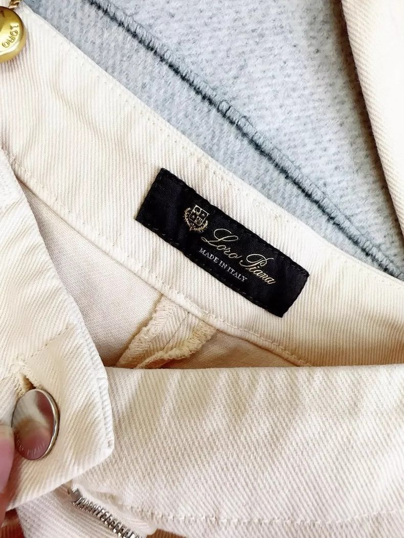 Loro Piana Loro Piana Cream Cotton Long Pants Size 38 Size 38" / US 16 / IT 52 - 4 Thumbnail