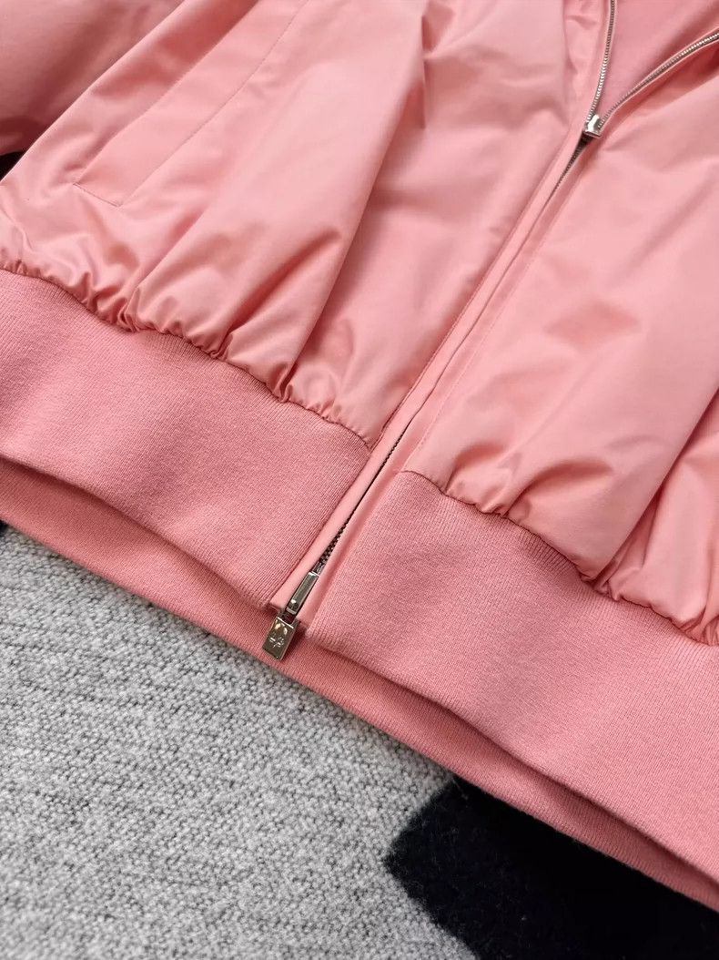 Loro Piana Loro Piana Pink Bomber Jacket Size S Size S / US 4 / IT 40 - 6 Thumbnail