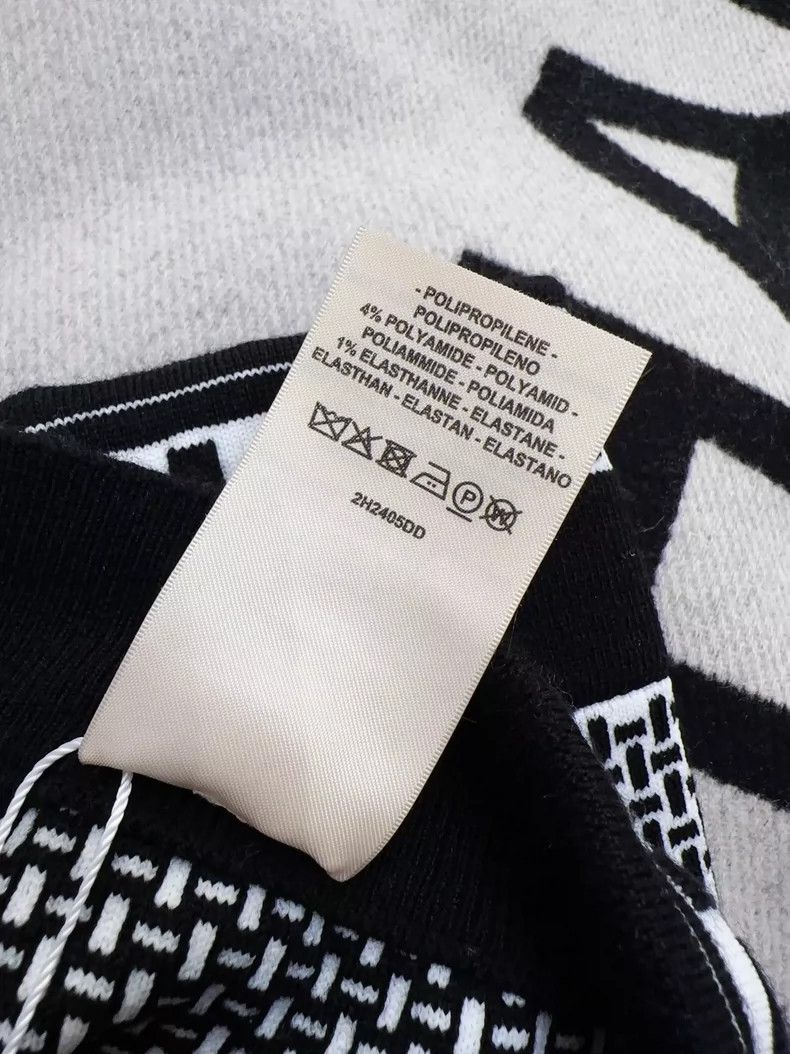 Hermes Hermes Black and White Knit Long Pants Size 36" / US 14 / IT 50 - 7 Thumbnail
