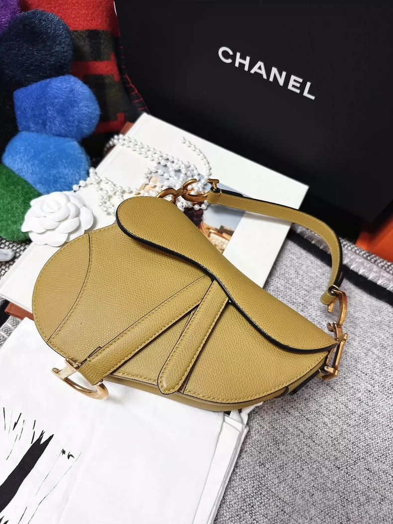 Dior Dior Saddle Bag Small Size Yellow Size ONE SIZE - 8 Thumbnail