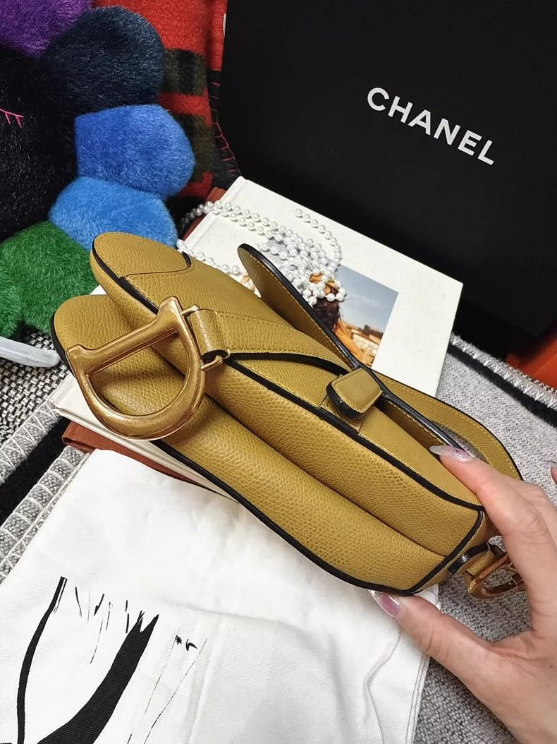 Dior Dior Saddle Bag Small Size Yellow Size ONE SIZE - 6 Thumbnail