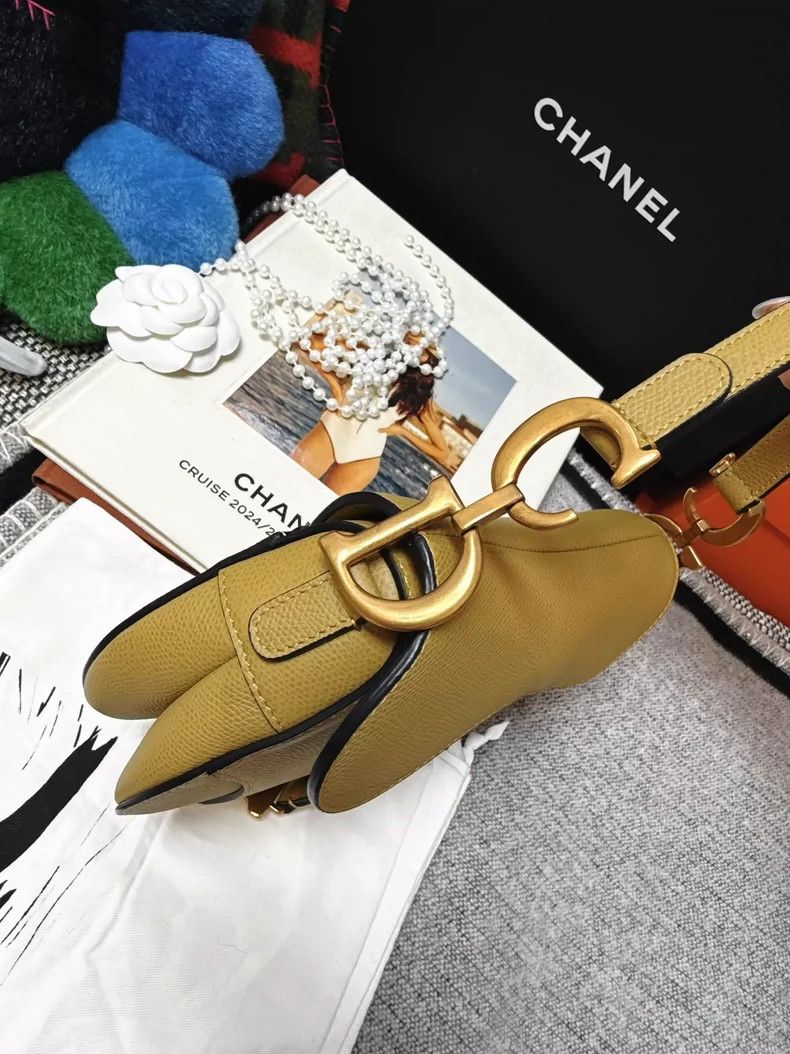 Dior Dior Saddle Bag Small Size Yellow Size ONE SIZE - 2 Thumbnail