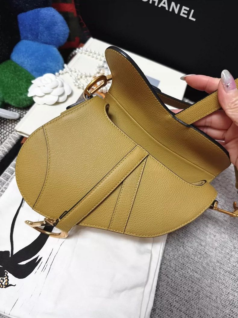 Dior Dior Saddle Bag Small Size Yellow Size ONE SIZE - 7 Thumbnail