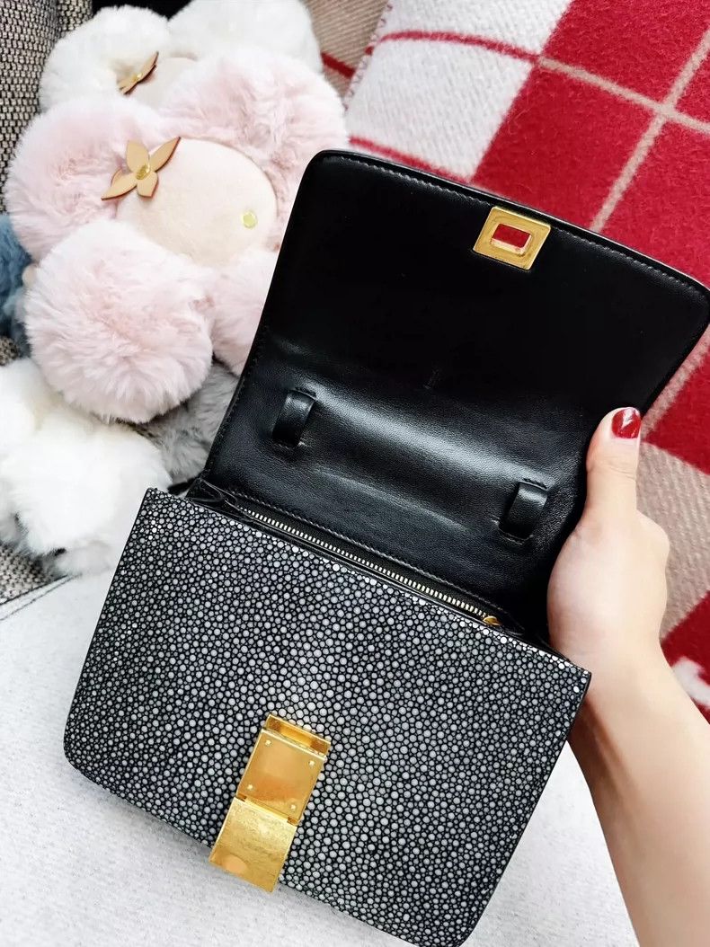 Celine Celine Mini Box Crossbody Bag in Green Size ONE SIZE - 8 Thumbnail