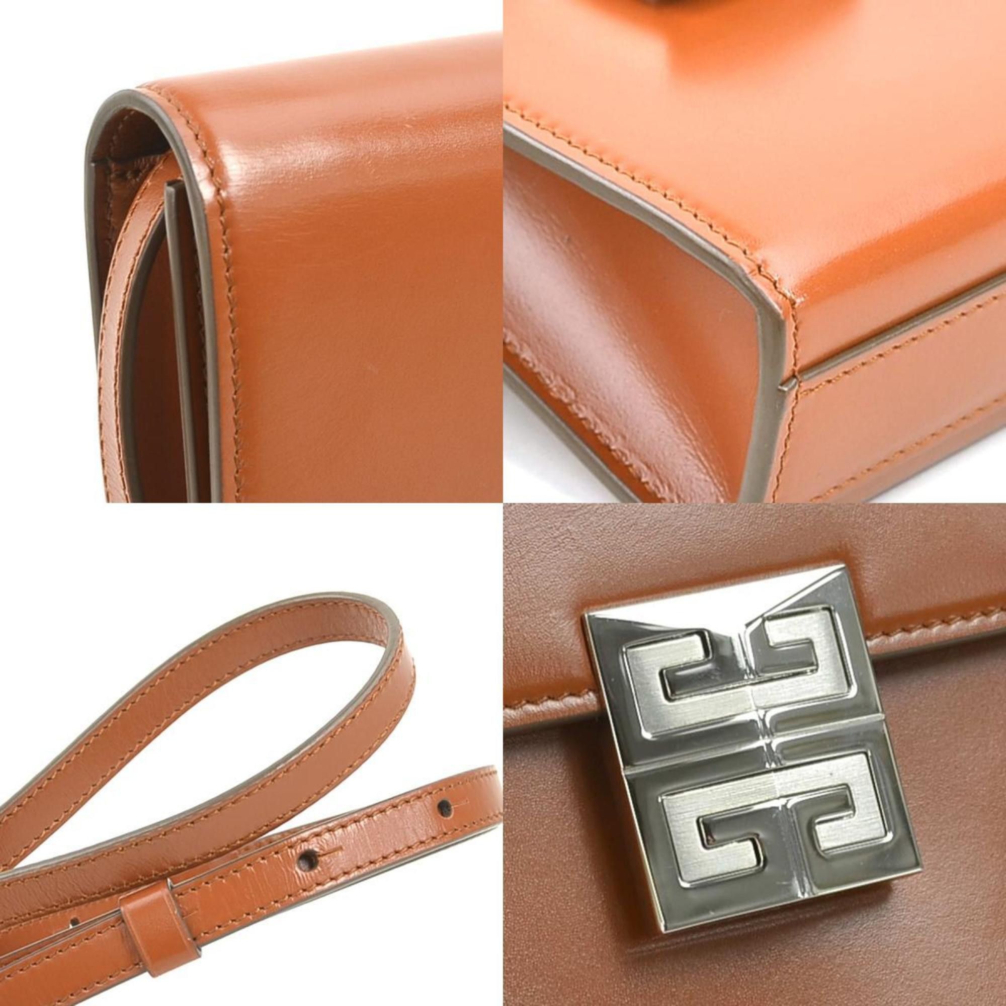 Givenchy GIVENCHY Shoulder Bag Leather Brown Women's 56072g Size ONE SIZE - 3 Thumbnail