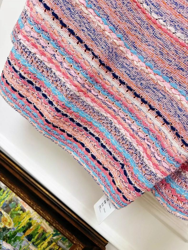 Chanel Chanel Pink Striped Knit Top Size 36 Size S / US 4 / IT 40 - 3 Thumbnail