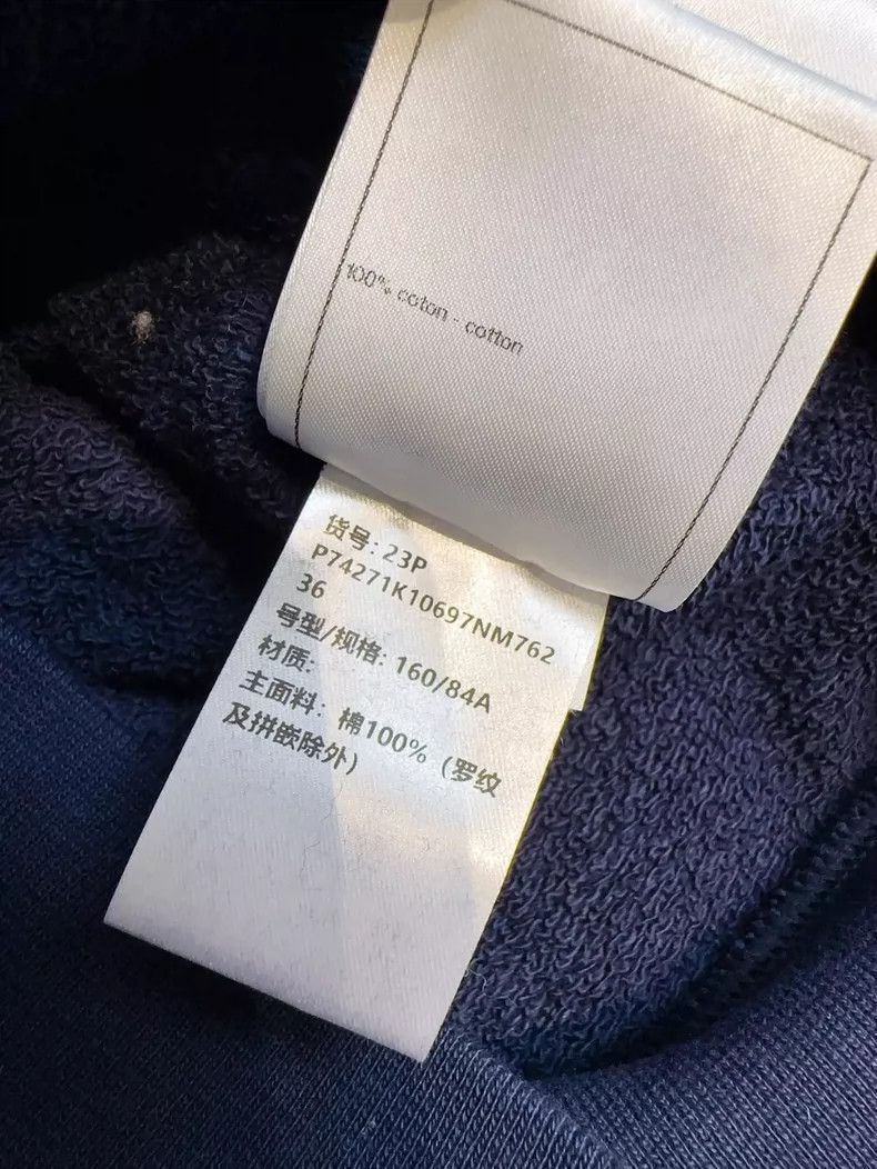 Chanel Chanel Logo Long Sleeve Sweatshirt in Navy Size S / US 4 / IT 40 - 7 Thumbnail