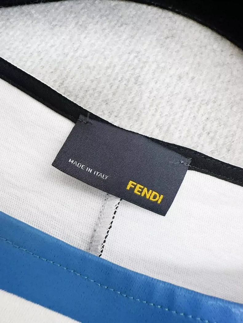 Fendi Fendi Blue and White Sleeveless Tank Top Size M / US 6-8 / IT 42-44 - 5 Thumbnail