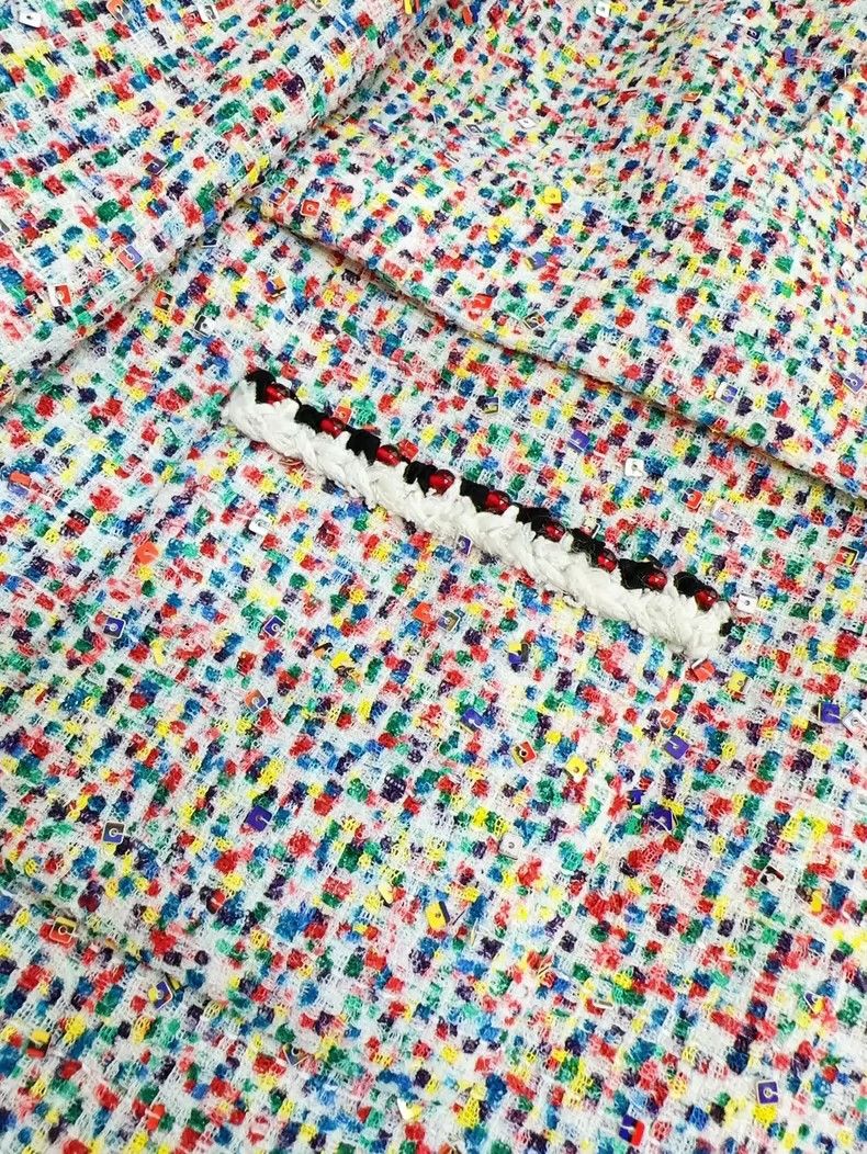 Chanel Chanel Colorful Tweed Jacket with Sequins Size S / US 4 / IT 40 - 5 Thumbnail