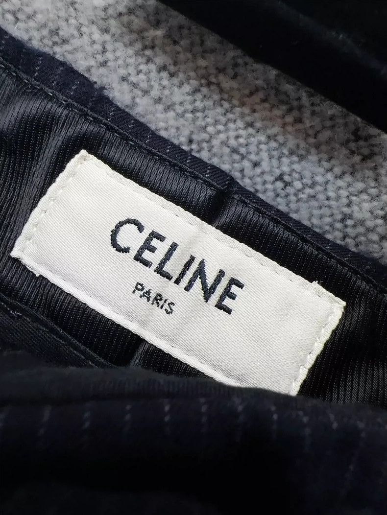 Celine Celine Deep Blue Pinstripe Suit Shorts Size 38 Size 38" / US 16 / IT 52 - 4 Thumbnail