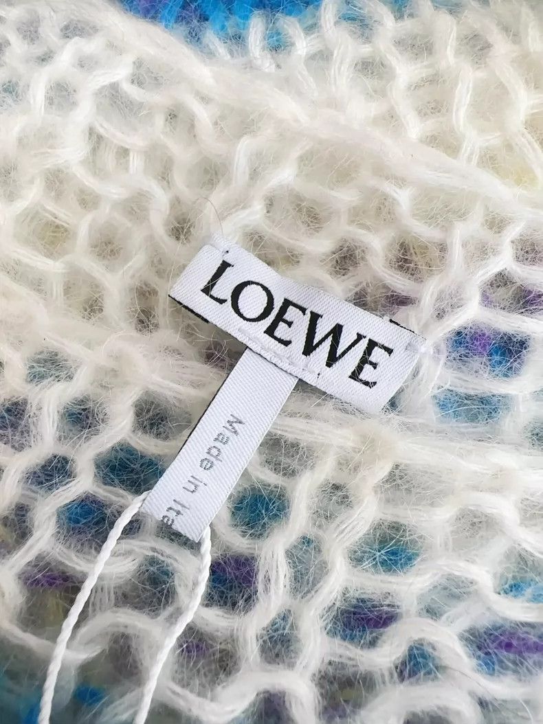 Loewe Loewe Striped Mohair Knit Sweater Top Size S / US 4 / IT 40 - 5 Thumbnail
