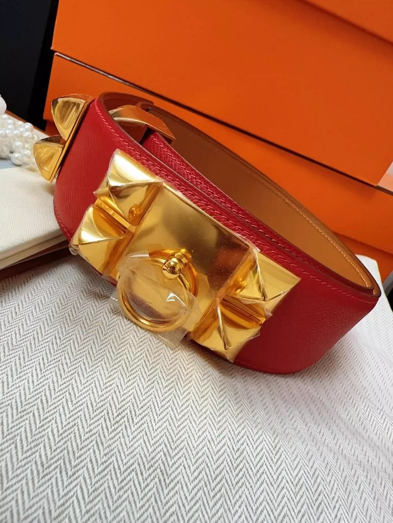 Hermes Hermes CDC Gold Buckle Leather Belt Size ONE SIZE - 3 Thumbnail