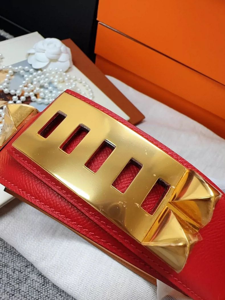 Hermes Hermes CDC Gold Buckle Leather Belt Size ONE SIZE - 6 Thumbnail