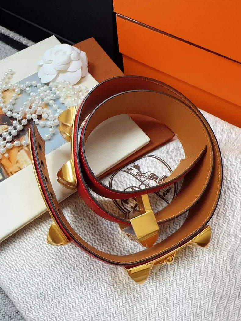 Hermes Hermes CDC Gold Buckle Leather Belt Size ONE SIZE - 5 Thumbnail