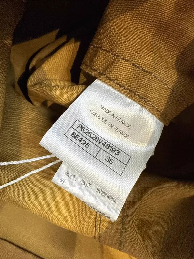 Chanel Chanel Khaki Pocket Trench Coat Outerwear Size S / US 4 / IT 40 - 6 Thumbnail