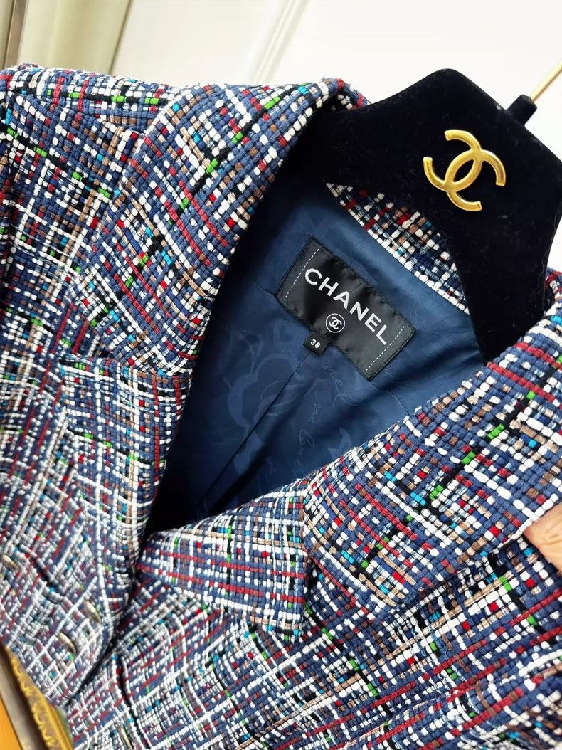 Chanel Chanel Colorful Tweed Blazer Jacket Size 37 Size M / US 6-8 / IT 42-44 - 5 Thumbnail
