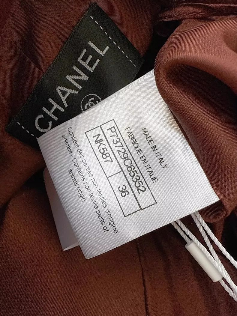 Chanel Chanel Burgundy Leather Pants with Tag Size 36" / US 14 / IT 50 - 5 Thumbnail