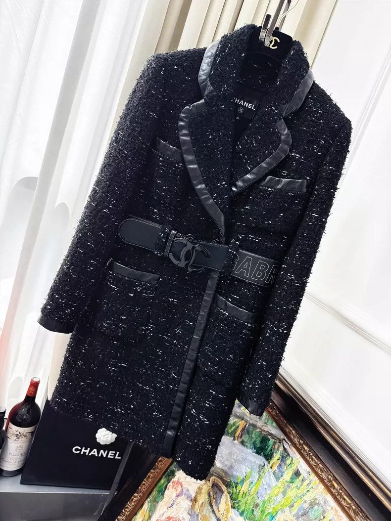 Chanel Chanel Multicolor Star Long Coat with Belt Size M / US 6-8 / IT 42-44 - 2 Thumbnail