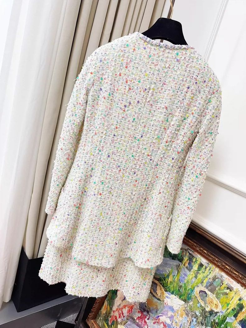 Chanel Chanel Colorful Sequin Long Coat 23S Size S / US 4 / IT 40 - 2 Thumbnail