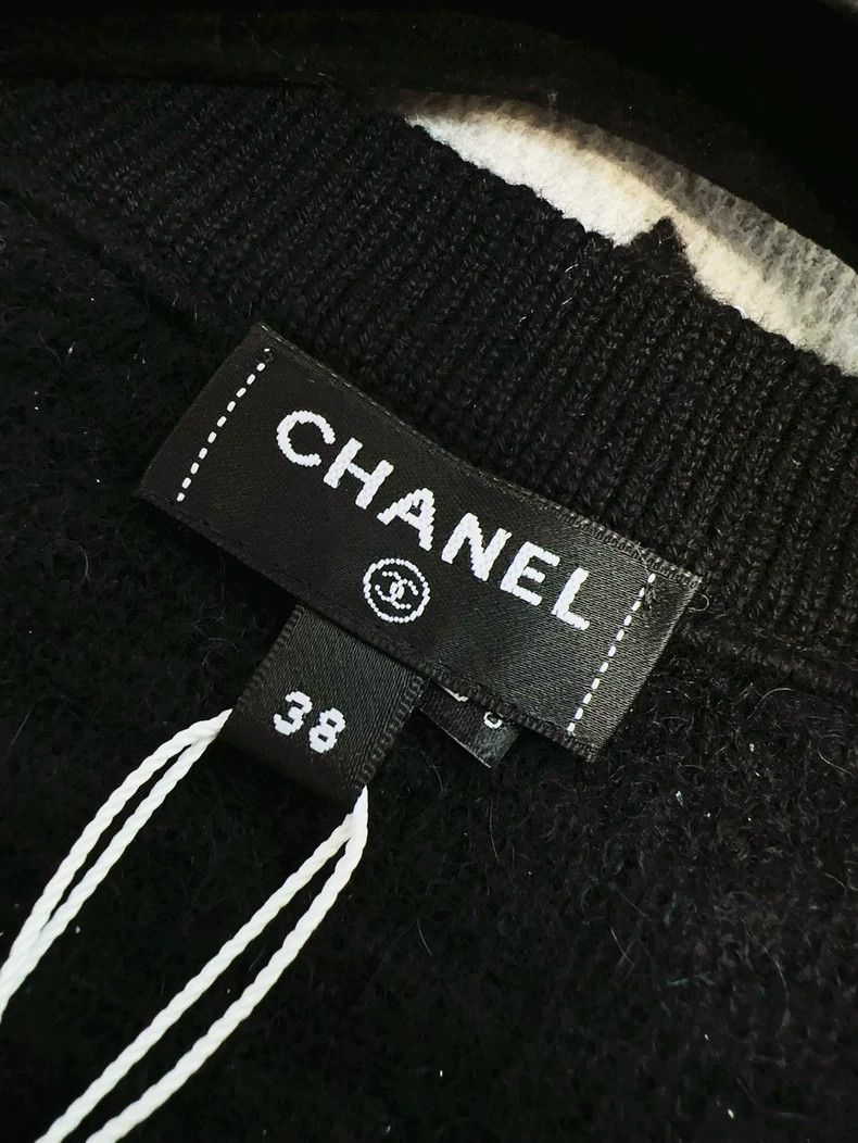Chanel Chanel Black Sequin Knit Cardigan Jacket Size M / US 6-8 / IT 42-44 - 6 Thumbnail