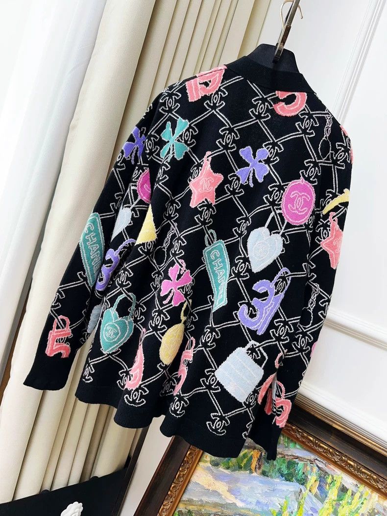 Chanel Chanel Colorful Ice Cream Pattern Cardigan Size M / US 6-8 / IT 42-44 - 2 Thumbnail