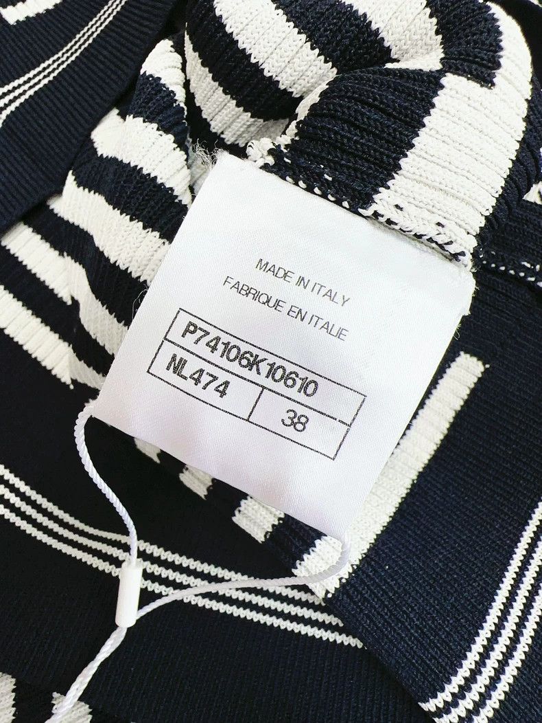 Chanel Chanel Striped Knit Cardigan 23C Early Spring Size M / US 6-8 / IT 42-44 - 8 Thumbnail