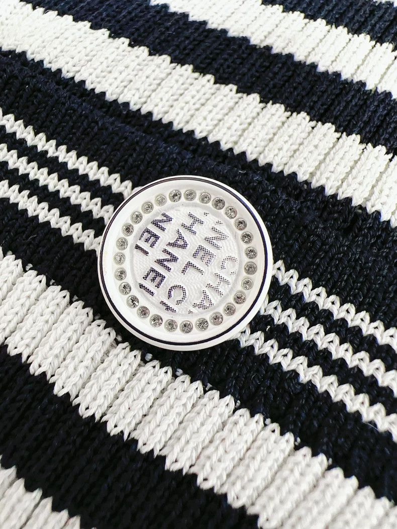 Chanel Chanel Striped Knit Cardigan 23C Early Spring Size M / US 6-8 / IT 42-44 - 5 Thumbnail