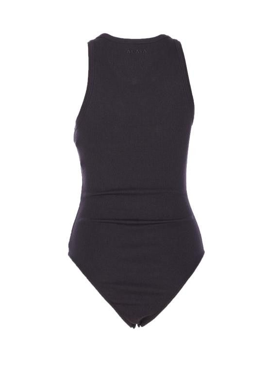 Alaia ALAIA Women Bodysuit Tops AA9B0382J085B 995 Black Size M / US 6-8 / IT 42-44 - 2 Thumbnail
