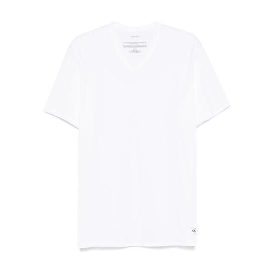 Calvin Klein CALVIN KLEIN Men T-Shirts LV00NB4186 100 WHITE Size US L / EU 52-54 / 3 - 2 Thumbnail