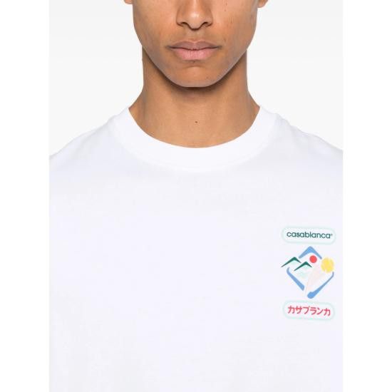 Casablanca CASABLANCA Men T-Shirts JTS 044 04 WHITE Size US L / EU 52-54 / 3 - 3 Thumbnail