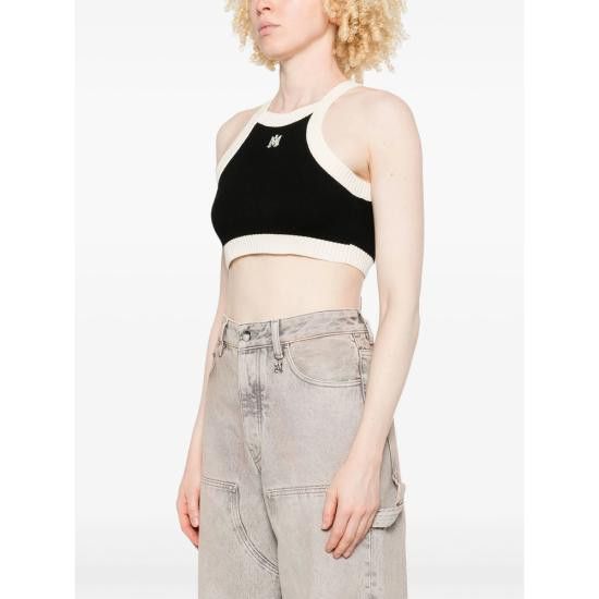 Amiri AMIRI Women Tops AWKNTT1025 BLACK Size M / US 6-8 / IT 42-44 - 3 Thumbnail