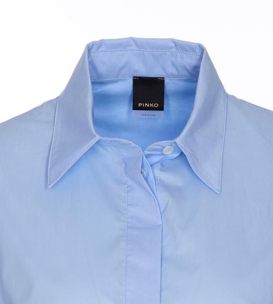 Pinko PINKO Women Shirts 102476 A2CRE38 Blue Size XS / US 0-2 / IT 36-38 - 4 Thumbnail