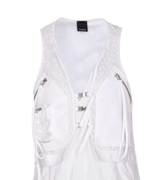 Pinko PINKO Women Mid Skirts 105305 A2MOZ04 White Size XS / US 0-2 / IT 36-38 - 4 Thumbnail