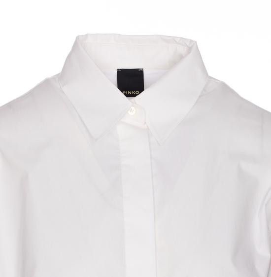 Pinko PINKO Women Shirts 102476 A2CRZ04 White Size S / US 4 / IT 40 - 4 Thumbnail