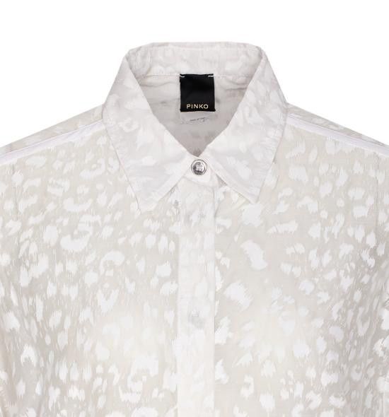 Pinko PINKO Women Shirts 105259 A2MNZ04 White Size XS / US 0-2 / IT 36-38 - 4 Thumbnail